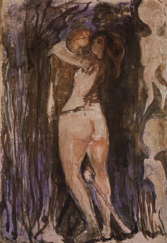 Edvard Munch The Female and Death oil painting image